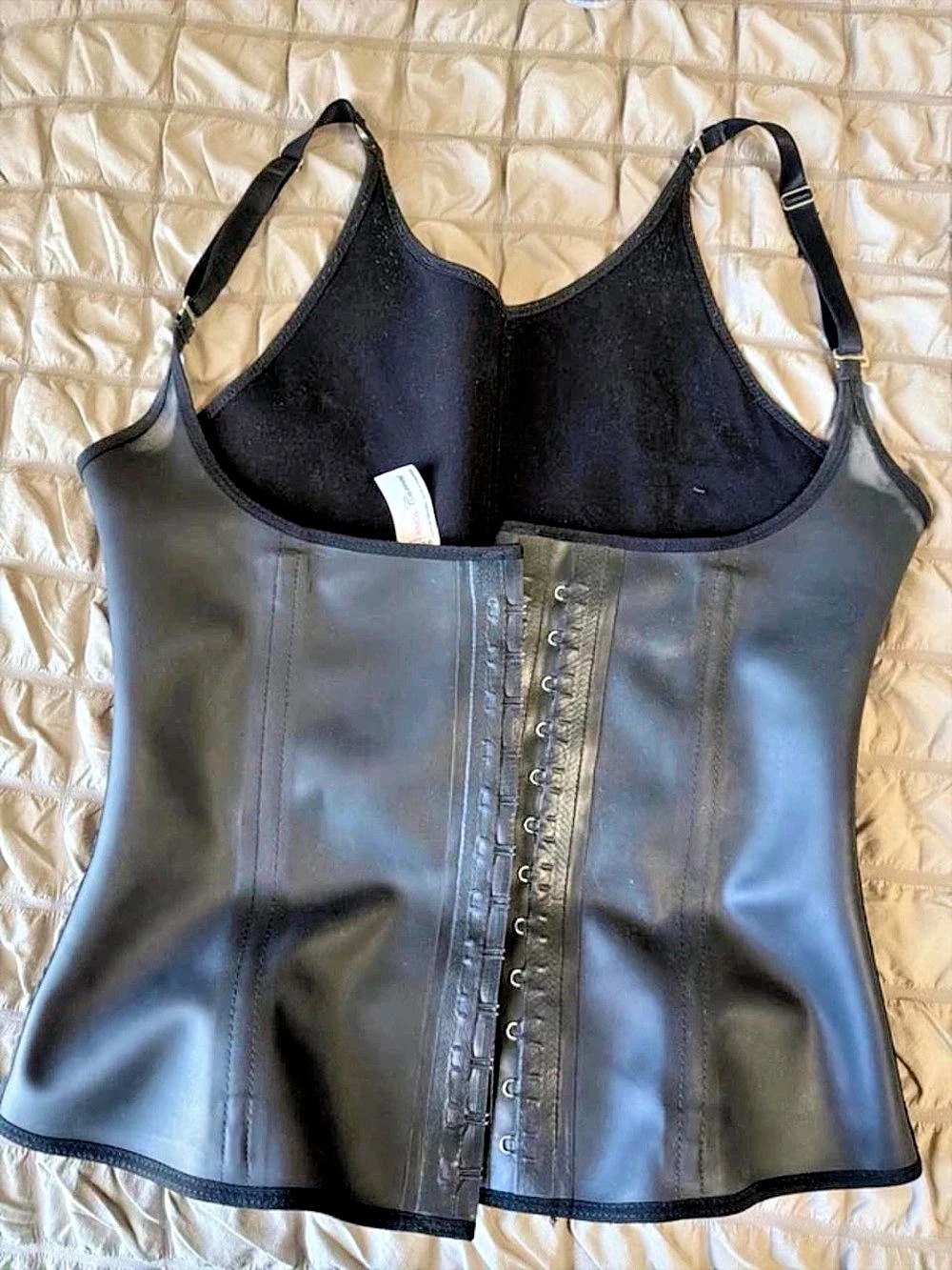 ANGEL Curves Black Corset Top Size XLarge